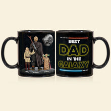 Load image into Gallery viewer, Best Dad in the Galaxy Personalized Coffee Mug Coffee Mug PopCulturePrints