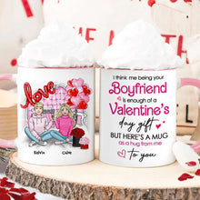 Load image into Gallery viewer, Personalized Romantic Couple Mug - Valentine's Day Gifts Coffee Mug PopCulturePrints