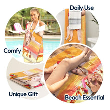 Load image into Gallery viewer, Salty Lil Beach - Custom Photo Personalized Beach Towel Beach Towel PopCulturePrints