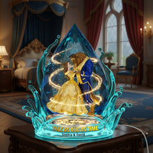 Load image into Gallery viewer, Tale As Old As Time - Personalized Romantic Couple Acrylic Light Box Light Box PopCulturePrints