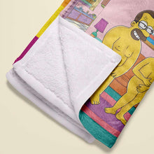 Load image into Gallery viewer, Personalized Couple Blanket - Playful & Cozy | Valentine's Day Gifts Blanket PopCulturePrints
