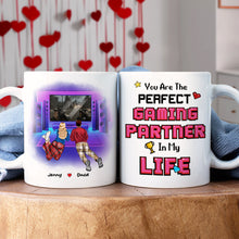 Load image into Gallery viewer, Perfect Gaming Partner Personalized Mug for Couples Coffee Mug PopCulturePrints