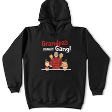 Load image into Gallery viewer, “Grandpa’s Gang – A Unique Tribute to Family!” - Personalized T-Shirt - Custom Gift for Grandfathers and Family Members T-shirt PopCulturePrints