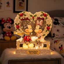 Load image into Gallery viewer, "Illuminate Your Love with Personalized Charm" - Custom Shape Acrylic Light Box for Couples Light Box PopCulturePrints