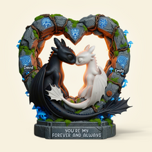 Load image into Gallery viewer, You're My Forever & Always - Personalized Couples Acrylic Plaque Shaped Plaques PopCulturePrints