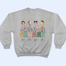 Load image into Gallery viewer, Grandma's Little Stars - Personalized T-Shirt T-shirt PopCulturePrints