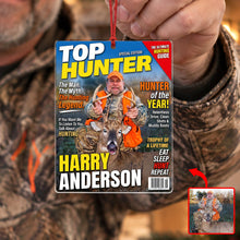 Load image into Gallery viewer, “The Hunting Legend” - Custom Personalized Christmas Ornament for Hunting Lovers Ornament PopCulturePrints