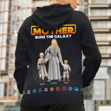 Load image into Gallery viewer, Personalized Galactic Mom 3D Shirt - Custom Family Names AOP Products PopCulturePrints