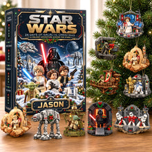 Load image into Gallery viewer, "A Galactic Adventure Awaits!" - Legend Cosmic Art Advent Calendar Blind Box Ornaments - Personalized Gifts for Star Wars Fans Advent Calendar PopCulturePrints