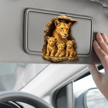 Load image into Gallery viewer, "Best Mom Ever" - Personalized Acrylic Car Visor Clip - Custom Gift for Mom and Grandma Car Visor Clip PopCulturePrints