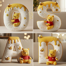 Load image into Gallery viewer, Bring Sweetness to Your Child's Room with Our Honey Letter Pillow - Personalized Gift for Kids Pillow PopCulturePrints