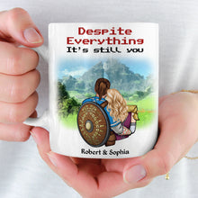 Load image into Gallery viewer, Personalized Gamer Couple Mug - Unique Valentine’s Day Gifts for Gamers Coffee Mug PopCulturePrints