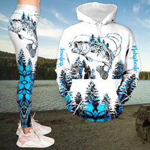 Load image into Gallery viewer, Custom Fishing Lover's Hoodie & Leggings Set AOP Products PopCulturePrints