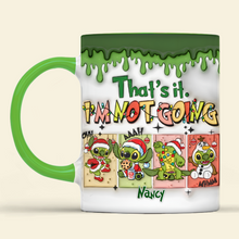 Load image into Gallery viewer, Personalized Alien Christmas Mug - Fun Holiday Gift Coffee Mug PopCulturePrints