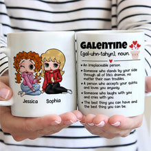 Load image into Gallery viewer, Personalized Galentine's Day Coffee Mug for Best Friends Coffee Mug PopCulturePrints