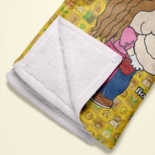 Load image into Gallery viewer, Personalized Mario Theme Couple Blanket Blanket PopCulturePrints