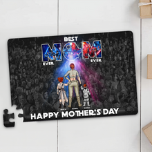 Load image into Gallery viewer, “Best Mom Ever” - Personalized Puzzle Gift for Mom or Grandma Jigsaw Puzzles PopCulturePrints