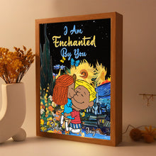 Load image into Gallery viewer, Personalized Enchanted Light Box Frame for Couples Poster & Canvas PopCulturePrints