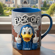 Load image into Gallery viewer, ‘Funny Attitude’ - Personalized Coffee Mug for Stoners - Unique Gift for Friends, Family, and More Coffee Mug PopCulturePrints