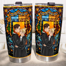 Load image into Gallery viewer, Enchanted Love: Magic Couple Personalized Tumbler Gift - Valentine's Day Gifts Tumbler Cup PopCulturePrints