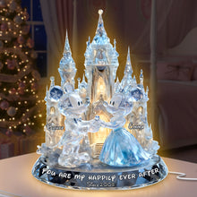 Load image into Gallery viewer, You Are My Happily Ever After - Shimmering Fairytail Couple Acrylic Light Box | Personalized Gift for Couples Light Box PopCulturePrints