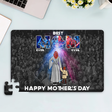 Load image into Gallery viewer, “Best Mom Ever” - Personalized Puzzle Gift for Mom or Grandma Jigsaw Puzzles PopCulturePrints