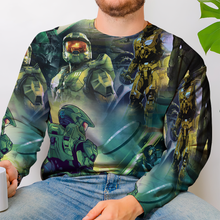 Load image into Gallery viewer, Galactic Warrior Hawaiian 3D Shirt AOP Products PopCulturePrints