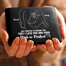 Load image into Gallery viewer, Personalized Couple PU Leather Wallet - I Love You Gift Leather Wallet PopCulturePrints