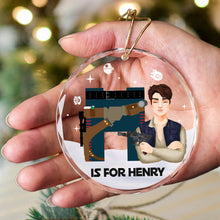 Load image into Gallery viewer, Personalized Alphabet Christmas Ornament for Movie Lovers Ornament PopCulturePrints