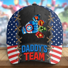 Load image into Gallery viewer, Super Dad: Celebrating the Heroes - Classic Cap for Dads & Grandpas | Personalized Gift Caps PopCulturePrints