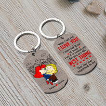 Load image into Gallery viewer, Personalized Couple Keychain - Love Reminder Gift Keychains PopCulturePrints