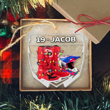 Load image into Gallery viewer, Personalized Christmas Ornament for Motocross Enthusiasts Ornament PopCulturePrints