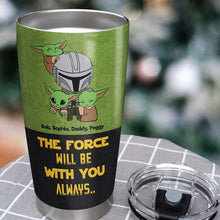Load image into Gallery viewer, Personalized Daddy Day Star-Themed Tumbler Gift Tumbler Cup PopCulturePrints