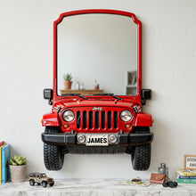 Load image into Gallery viewer, Off-Road Adventure Awaits! - Custom Shaped Mirror for Off-Road Enthusiasts Mirror PopCulturePrints