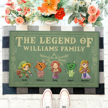 Load image into Gallery viewer, Legend Family Personalized Doormat - Game Lovers Gift Doormat PopCulturePrints