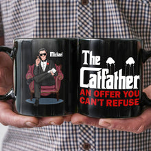 Load image into Gallery viewer, The Cat Father Personalized Coffee Mug - An Offer You Can't Refuse Coffee Mug PopCulturePrints