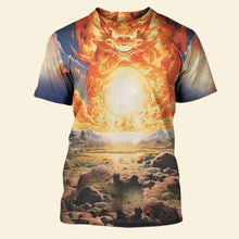 Load image into Gallery viewer, Custom Super Saiyan Dad 3D Shirt - Father's Day Gift AOP Products PopCulturePrints