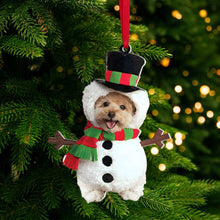 Load image into Gallery viewer, Funny Personalized Christmas Ornaments for Dog Lovers Ornament PopCulturePrints