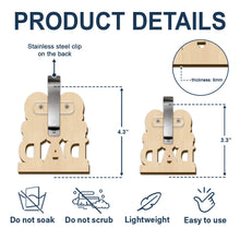 Load image into Gallery viewer, "Level Up Your Gift Game!" - Gamer Dad Acrylic Plaque - Personalized Gift for Dads, Grandpas, and Gamers Car Visor Clip PopCulturePrints