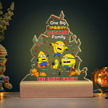 Load image into Gallery viewer, Spooky Family Custom LED Light Led Night Light PopCulturePrints