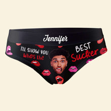 Load image into Gallery viewer, Personalized Lip Print Boxer Briefs for Couples Boxer Briefs PopCulturePrints