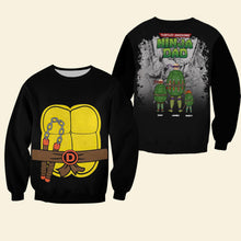 Load image into Gallery viewer, Turtley Awesome Dad Personalized Shirt: Inspired by Iconic Heroes AOP Products PopCulturePrints