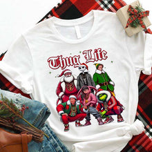 Load image into Gallery viewer, Hip Hop Christmas Crew Sweatshirt Shirts PopCulturePrints
