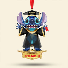 Load image into Gallery viewer, Celebrate Achievements with Our Cute Monster Graduation Ornament - Personalized Gift for Graduates Ornament PopCulturePrints