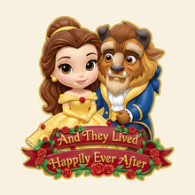 Load image into Gallery viewer, And They Lived Happily Ever After - Personalized Fridge Magnet for Couples Fridge Magnet PopCulturePrints