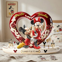 Load image into Gallery viewer, I Licked It - Personalized Naughty Couple Acrylic Plaque Shaped Plaques PopCulturePrints