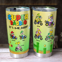 Load image into Gallery viewer, Super Daddo Personalized Tumbler for Father's Day Tumbler Cup PopCulturePrints