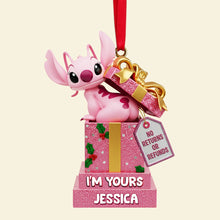 Load image into Gallery viewer, Funny Alien Couple Ornament - Personalized Christmas Gift For Couples Ornament PopCulturePrints