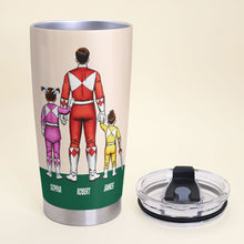 Load image into Gallery viewer, Personalized Superhero Dad Tumbler Tumbler Cup PopCulturePrints