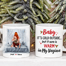 Load image into Gallery viewer, Personalized Cozy Couple Christmas Mug - Fun and Festive Valentine's Day Gifts Coffee Mug PopCulturePrints